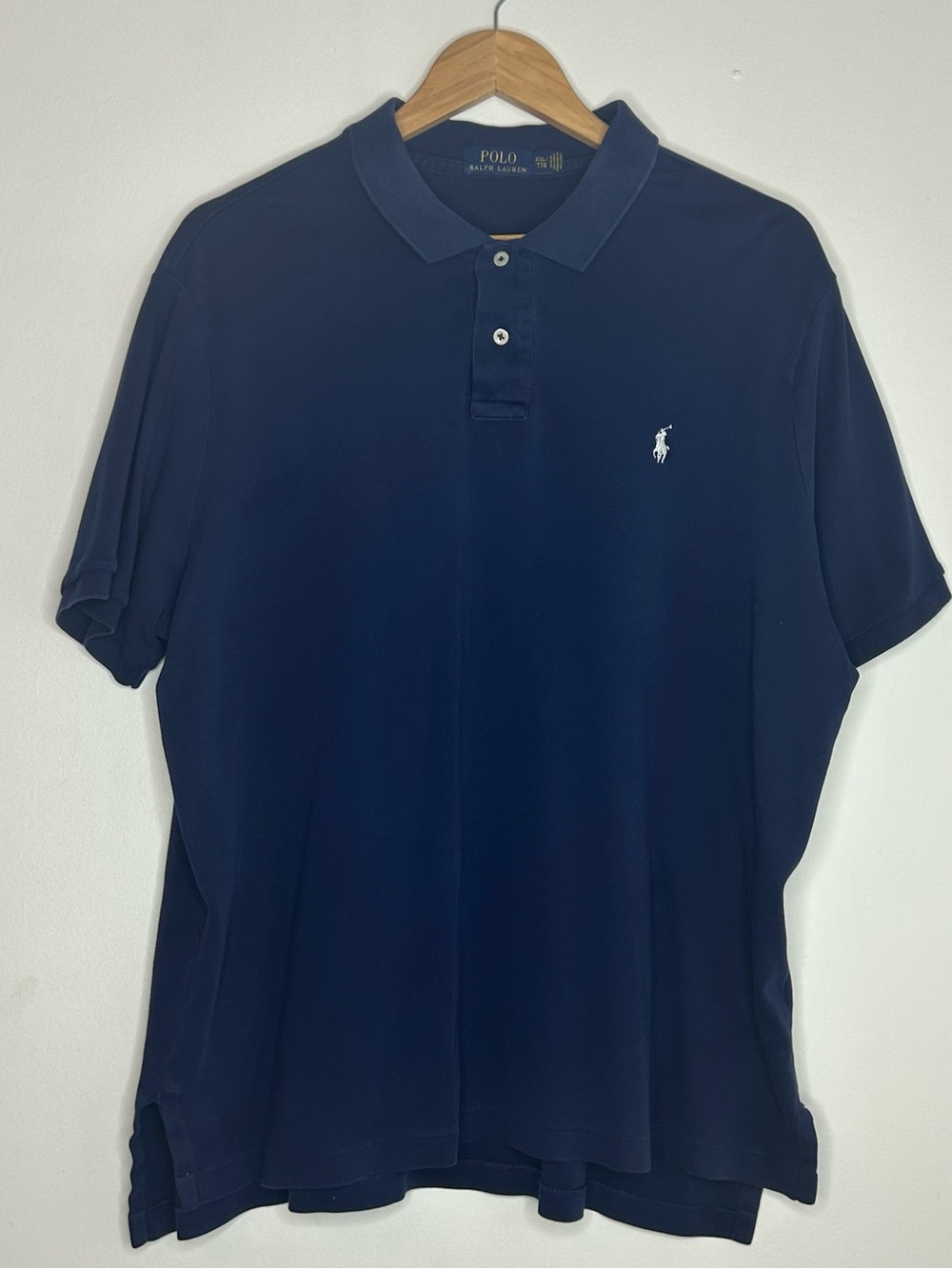 Polo by Ralph Lauren Navy Polo Shirt with White Logo
